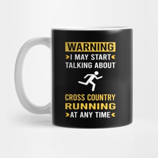 Warning Cross Country Running XC Mug